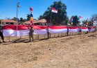 Mako-Polsek-Amfoang-Timur-Dipagari-Bendera-Merah-Putih-Sepanjang-100-Meter