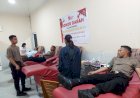 Semarakkan-HUT-Humas-Polri-ke-74,-Seksi-Humas-Polres-Kupang-Gelar-Donor-Darah