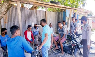 Cegah--aksi-anarko-Polsek-Kupang-Tengah-lakukan-patroli-ke-tempat--pusat-keramaian