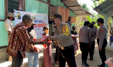 Polres-Kupang,-Kembali-Salurankan-Bantuan-Sembako-Untuk-Masyarakat-Tidak-Mampu