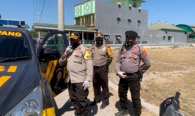 Polres-Kupang--Gelar--Operasi-Pendisiplinan-Masyarakat-Untuk-Menggunakan-Masker