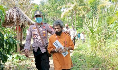 Perankan-36-Adegan-Pelaku-Pembunuhan-Di-Kawal-Ketat-Polisi