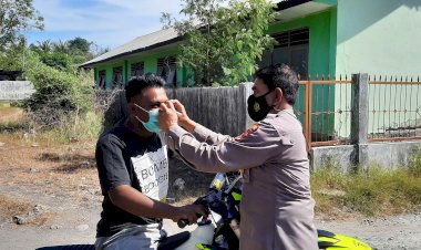 Cegah-Penyebaran-Covid--19-Sat-Binmas-Polres-Kupang-Himbau-Masyarakat-Taati-Prokes