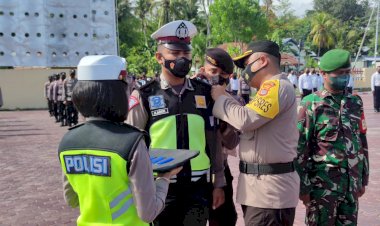 Gelar-Pasukan-Kapolres-Kupang-Bacakan-Amanat-Kapolda-NTT