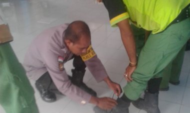 Bhabinkamtibmas-Apel-Pengecekan-Kesiapan-Linmas-Jelang-Pilkades