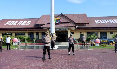 Dua-Pelton-Siaga-Mako-Polres-Kupang-Antisipasi-Gangguan-Kamtibmas-Saat-Pilkades