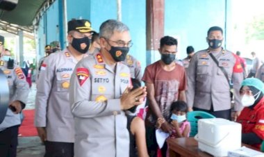 Kapolda-NTT-Tinjau-Percepatan-Vaksinasi-Presisi-Polres-Kupang