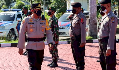 Kapolres-Kupang,-Jaga-Kedisiplinan-Anggota--Sie-Propam-Gelar-Gaktiplin
