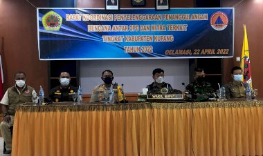Kapolres-Kupang-Hadiri -Pembukaan-Rapat-Kordinasi-Penanggulangan-Bencana-Tingkat-Kabupaten-Kupang