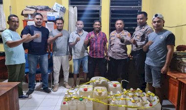 Polsek-Kupang-Tengah-Gelar-Operasi-Penertiban-tempat-Penyulingan-Miras-Judi-Prostitusi-Online-dan-Premanisme