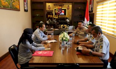 Polres-Kupang-Klarifikasi-Penanganan-Perkara-Dengan-Tim-Kumham-NTT