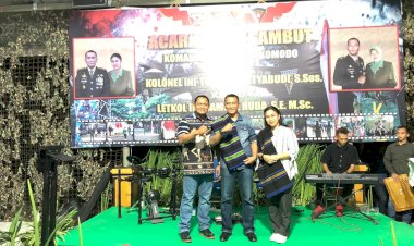 Kapolres-Kupang-Hadiri-Acara-Lepas-Sambut-Danbrigif-21/Komodo-di-Aula-Graha-Palapa