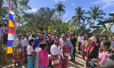 Polsek-Amfoang-Selatan-Lakukan-Pengamanan-Kunjungan-Kerja-Gubernur-NTT-di-Desa-Oh'aem-Amfoang-Selatan