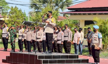 Kapolres-Kupang-Lepas-Pasukan-Pengamanan--Pilkades-Serentak-ke-Wilayah-Amfoang