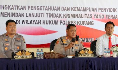 Buka-Rakernis-FT-Reskrim-Polres-Kupang-tahun-2022,-ini-Pesan-Kapolres--Kupang-!