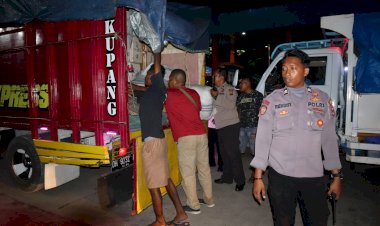 Satgas-Operasi-Pekat-Turangga-2022-Polres-Kupang,-Sita-2-unit-Mobil-dan-Puluhan-Liter--Moke