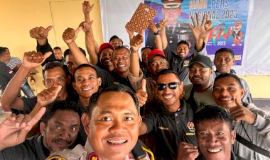 Meriahkan-HUT-HPN,-Kapolres-Kupang-Gelar-Jumat-Curhat-Spesial-Bersama-Insan-Pers