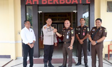 Kapolres-Kupang-Terima-Kunjungan-Perdana-Kajari-Kabupaten-Kupang
