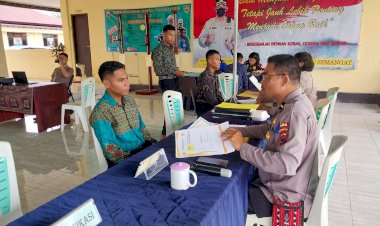 Belum-Sehari,-Pendaftaran-Calon-Anggota-Polri-di-Polres-Kupang-Sudah-Mencapai--Ratusan-Orang