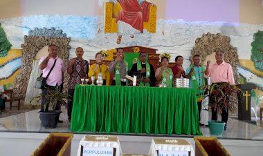 Gelar-Minggu-Kasih,-Polres-Kupang-Ibadah-Bersama-Jemaat-Sonafhonis-Oekabiti