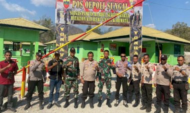Kapolres-Kupang-Jalin-Silaturahmi--dengan-Personil-TNI-Hingga-Batas-Negara