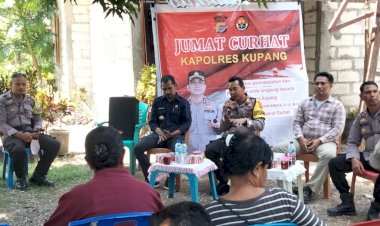 Sampaikan-Aneka-Permasalahan-Ditengah-Masyarakat,-Warga-Tuatuka-Hadiri-Gelaran-Jumat-Curhat-Polres-Kupang