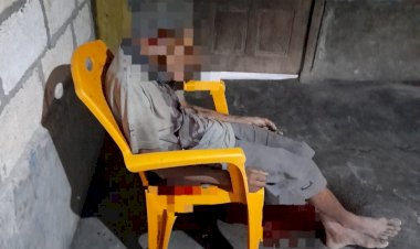 Seorang-Pria-di-Desa-Bokong-Nekat-Tebas-Temannya-Hingga-Tewas