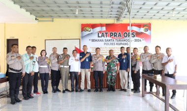 Latpraops-Bersama-Stakeholder,-Polres-Kupang-Siap -Gelar-Operasi-Semana-Santa-Turangga-2024