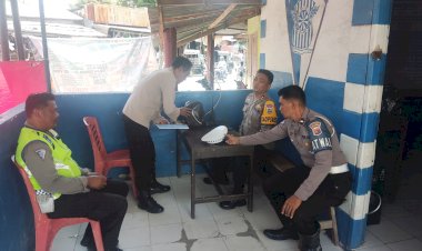 Kapolres-Kupang-Sidak-Pos-Pelayanan-Oesao,--Pastikan-Personil-Laksanakan-Tugas