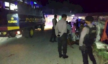 Unit-Dalmas-Polres-Kupang-Gelar-Patroli-Pada-Jam-Rawan-Sembari-Himbau-Masyarakat-Jaga-Kamtibmas
