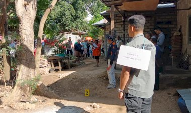 Penyidik-Reskrim-Polres-Kupang-Gelar-Rekonstruksi-Kasus-Pembunuhan-di-Desa-Oeletsala