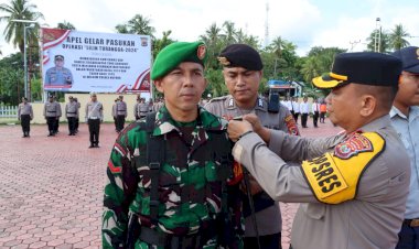 Jelang-Operasi-Lilin-Turangga-2024,-Polres-Kupang-Apel-Gelar-Pasukan