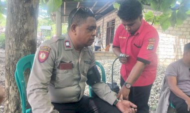 Dukung-Pelaksanaan-Tugas-Operasional-Kepolisian,-Seksi-Dokkes-Polres-Kupang-Lakukan-Pemeriksaan-Kesehatan-Personil-Yang-Bertugas