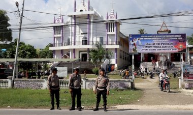 Paskah-2025-di-Kabupaten-Kupang-Aman-Terkendali,-Polres-Kupang-Sukses-Jaga-Ketertiban