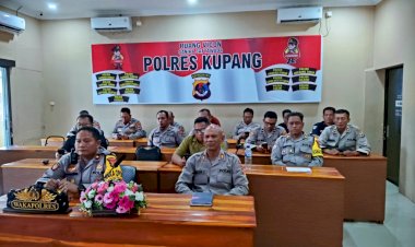 Pengamanan-May-Day-2025,-Polres-Kupang-Ikuti-Anev-Nasional-Bersama-Kapolri
