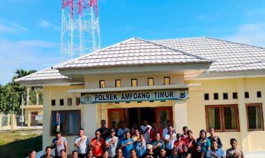 Pererat-Sinergitas,-Polsek-Amfoang-Timur-Gelar-Olahraga-Lintas-Sektor