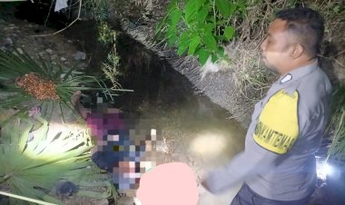 Polsek-Amfoang-Selatan-Evakuasi-Jenazah-Perempuan-yang-Ditemukan-Meninggal-di-Pinggir-Sungai-Fatu-Ael