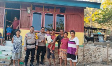 Gerak-Cepat-Piket-SPKT-Polres-Kupang-Kembalikan-Anak-Hilang-kepada-Keluarga-di-Camplong