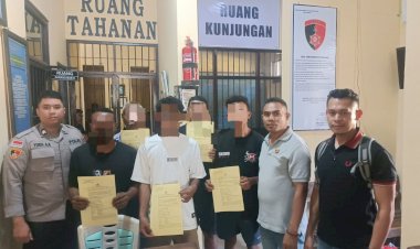 Polsek-Amarasi-Tangkap-Lima-Tersangka-Penyerangan-Rumah-Warga-di-Desa-Tarba