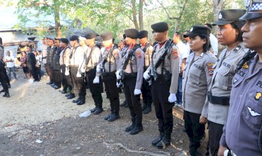 Polres-Kupang-Siagakan-58-Personil-di-Oebelo,-Antisipasi-Gangguan-Kamtibmas