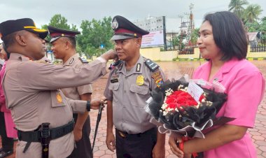 84-Personil-Polres-Kupang-Naik-Pangkat,-Kapolres-Tekankan-Imtaq