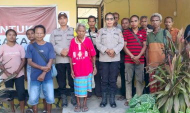 Bhabinkamtibmas-Desa-Honuk-dan-Saukibe-Fasilitasi-Penyelesaian-Kasus-Pengancaman-Secara-Kekeluargaan