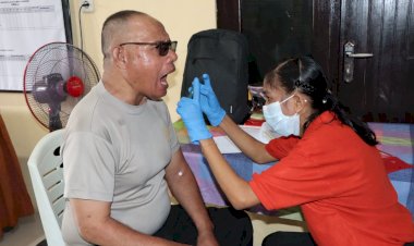 Polres-Kupang-Gelar-Pemeriksaan-Kesehatan-Berkala,-130-Personel-Ikut-Rikkes