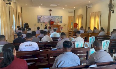 Gelar-Binrohtal-Mingguan,-Polres-Kupang-Angkat-Tema-“Setia-pada-Perkara-Kecil”