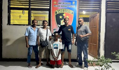 Resmob-Polres-Kupang-Ringkus-Pelaku-Pencurian-Tas-di-Kupang-Tengah-Saat-Hendak-Jual-HP-Curian