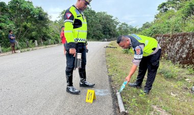 Rem-Blong-Akibat-'Cross-Joint'-Patah,-Dump-Truck-di-Amfoang-Selatan-Tabrak-Tembok-dan-Masuk-Jurang,-Dua-Anak-Meninggal-Dunia
