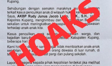 Hoaks-Surat-Himbauan-Penculikan-Anak-Resahkan-Warga,-Polres-Kupang-Pastikan-Informasi-Tidak-Benar