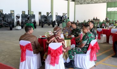 Yonarhanud-9/AWJ-Gelar-Acara-Lepas-Sambut-Komandan-Batalyon