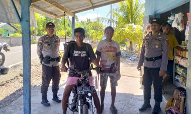 Beri-Pemahaman-Keamanan-Berkendara,-Polsek-Sulamu-Sisipkan-Edukasi-Kamtibmas-Saat-Patroli-KRYD