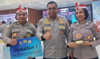Polwan-Polda-NTT-Ukir-Prestasi-Nasional,-Raih-Juara-Harapan-1-Lomba-Konten-Video-Kesehatan-Mental